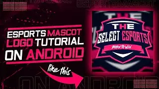 How to make esports mascot logo on Android/iOS.