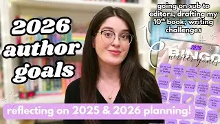 2025 writing recap & 2026 writing goals! ✨✍ going on sub + drafting my 10th novel