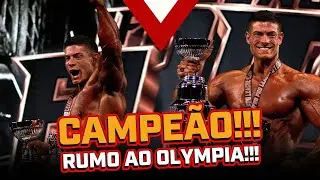 CAMPE&Atilde;O!!! BRENO GARANTE A VAGA NO OLYMPIA EM SUA ESTREIA NO PRO!!!