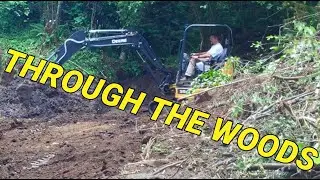 Building hunting and hiking trails on Spring Hill campground.  Two valuable lessons learned.