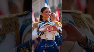 Central America Queens 👑 | Parade Beauty | Queens in Uniform  #womeninuniform #aiart #ai #beauty