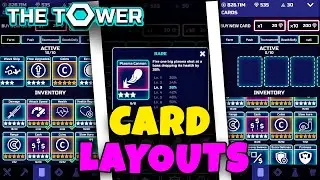 CARD LAYOUTS for DIFFERENT GAME MODES // THE TOWER