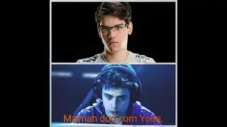 Maynah carregando Yoda na solo duo
