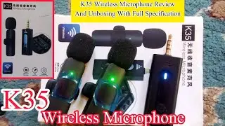 Highlight 8:04 - 13:03 from K35 Wireless Microphone Review and Unboxing with full Specification Mukh