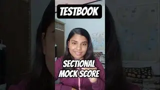 SECTIONAL MOCK SCORE: MATHS #testbook #ssccglmains #shortfeed #YT#ssccgl #mocktest