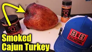 Cajun Injected Smoked Turkey Breast #CharGriller #Sponsored #Thanksgiving