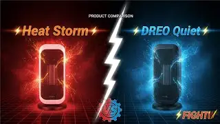 Heat Storm vs DREO 1500W Space Heater - WiFi Wall Mounted vs Portable Ceramic