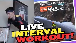 400w FTP Intervals | LIVE Zwift Workout