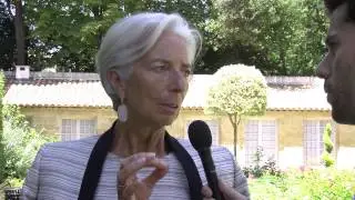 Interview de Christine Lagarde #REaix2014