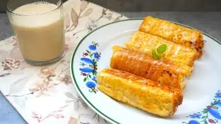 1 Banana and 1 Egg Banana Rolls / Delicious Breakfast Recipe / Cook at home