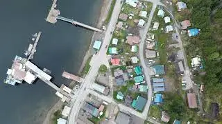 Hoonah Alaska.  Great little town.  INCREDIBLE Views of the mountains. DRONE - Hoonah Alaska - ECTV