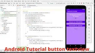 Temperature Converter App | Android App Development video