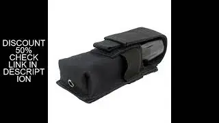 Tactical Molle Flashlight Pouch,Torch Holder,Magazine Single Mag Bag,Knife Holster,M5,EDC,9mm,Outdoo
