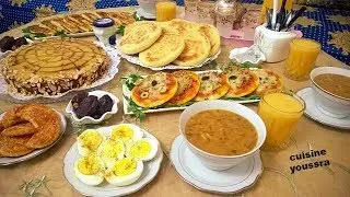 جبت ليكم رمضان قبل الوقت 🌙مائدة رمضانية في الأيام العادية بأفكار رائعة و سريعة لربح الوقت