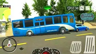 City Coach Bus 2019 - Blue Bus Transporter Simulator - Android Gameplay FHD