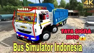 TATA SIGNA 4825C TRUCK MOD FOR BUSSIMULATOR INDONESIA GAME 2025 |TATA TRUCK MOD FOR BUSSID 2025 |