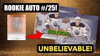 ANOTHER MONSTER HIT! #/25 ROOKIE AUTO! - 2021-22 CREDENTIALS HOCKEY HOBBY BOX - $40/BOX