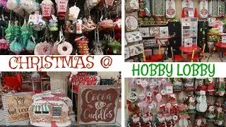 HOBBY LOBBY * CHRISTMAS DECOR 2019 / COME WITH ME