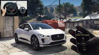 GTA 5 Jaguar I-Pace - Grand Theft Auto V - Logitech G29 Gameplay
