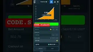 Stake Crash game big Cashout 🤑#stake #stakeoriginals #strtgey #stakecrash