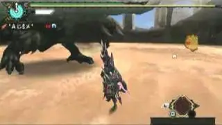 『MHP3』Lance vs.Black Diablos 3rd ★ランス&middot;黒角竜-ディアブロス亜種