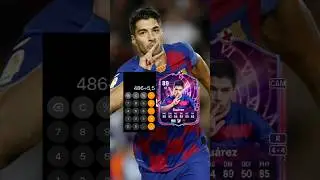 Calculated Luis Su&aacute;rez rating in FIFA 🔥 #viralshort