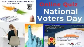 National Voters Day Quiz Competition 2021 | General Knowledge Indian Election System