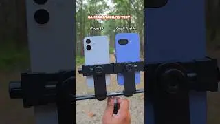 Тест на стабильность камеры iPhone 16 против Google Pixel 9a. Видеостабилизация.