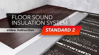 Standard 2 Floor Sound Insulation System (floating screed). Video instruction | TechnoSonus