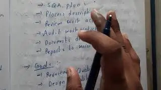 5.4 Software quality assurance tasks and goals