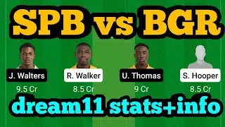 SPB vs BGR Dream11 Prediction|SPB vs BGR Dream11|SPB vs BGR Dream11 Team