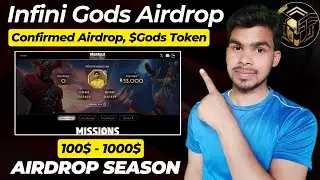 🪂Earn $GOD | Infini Gods New Confirmed Airdrop for all users | No Investment Airdrops 2024