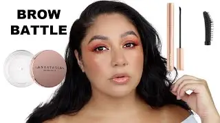 Best Brow Gel EVER! ABH or PATRICK TA? | wear test | Gerel Matta