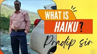 Learn what is HAIKU.A small poem of 3 lines.