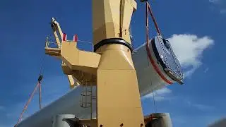 positioning windmill tower onboard