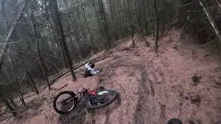 Mountain bike fail , OTB in the enchanted wood