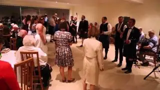Innes & Lynne's first dance with a Ceilidh band at Altskeith Country House