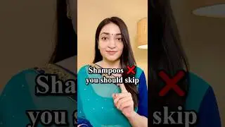 Shampoos ❌ you should skip