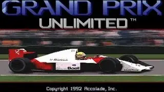 Grand Prix Unlimited gameplay (PC Game, 1992)