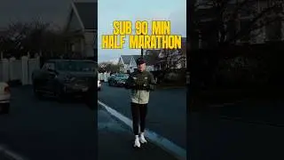 Full week of Half Marathon Training - Sub 90 mins