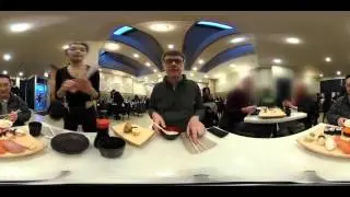 360 Video: Sushi California in Vancouver Canada - virtual reality meal!
