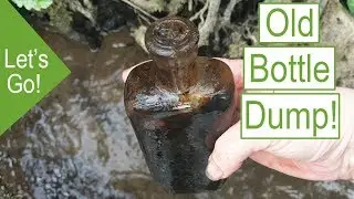 Грязные игры на старой свалке бутылок в Великобритании -