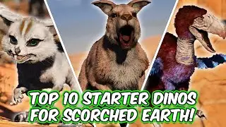Top 10 Best STARTER Tames For SCORCHED EARTH! || Ark Survival Ascended