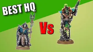 Best Necron HQ 8th Edition - Trazyn the Infinite Vs Orikan the Diviner