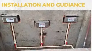 WATER FOUNTAIN CASCADE INSTALLATION & PIPE GUIDANCE / CASCADE FOUNTAIN - 9811251169