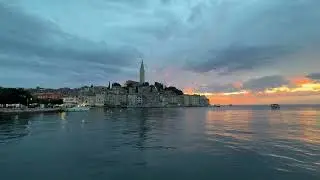 Rovijn Croatia sunset