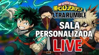 💥 AO VIVO: SALA PERSONALIZADA + RANKED INSANA no My Hero Ultra Rumble! 😂🔥