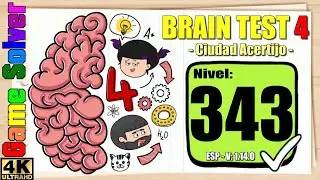 𝐁𝐑𝐀𝐈𝐍 𝐓𝐄𝐒𝐓 𝟒: Ciudad Acertijo || Nivel 343 ✅