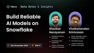 Building Reliable AI models on Snowflake