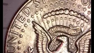 1974 d Half Dollar double die reverse